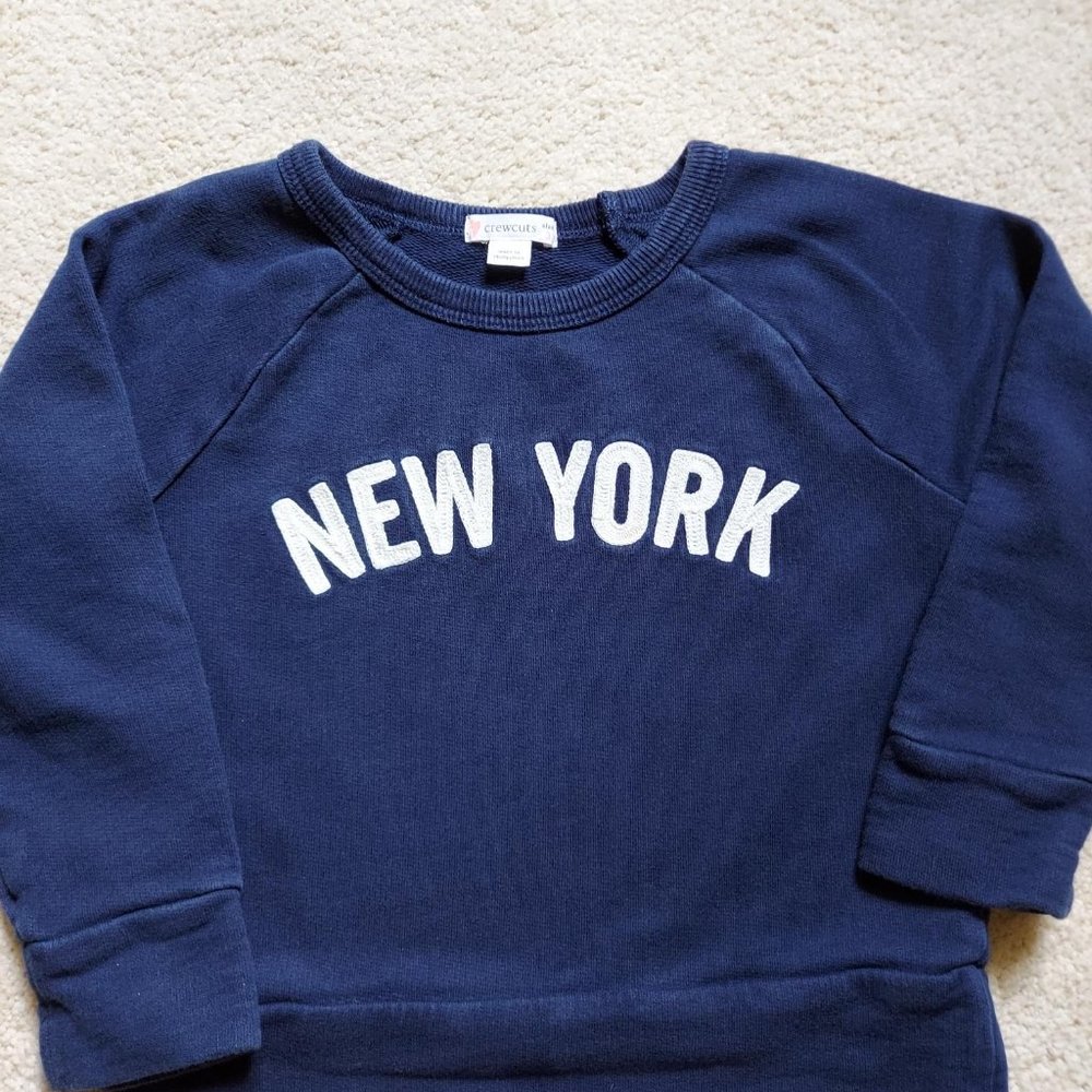 J Crew Crewcuts Navy Sweatshirt Size 3